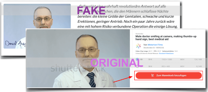 Collosel Fake Arztbericht